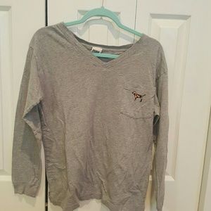 Pink Shirt w/ Leopard print!